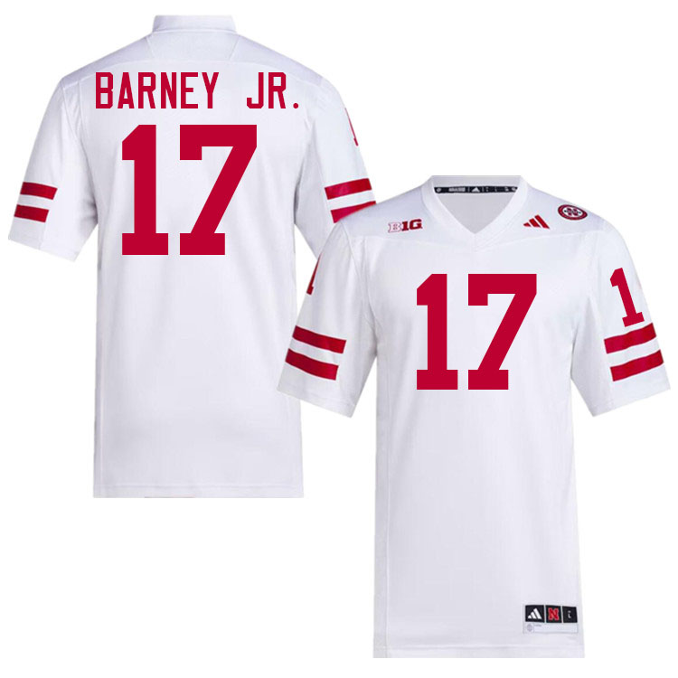 Jacory Barney Jr. Nebraska Jersey,Nebraska Cornhuskers Football Uniforms,Jersey-White